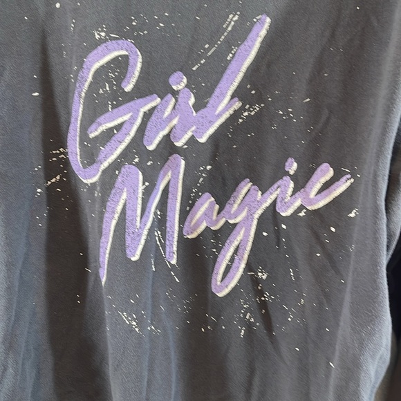 Grayson Threads “Girl Magic” Cropped Sweatshirt Size XXL NEW - Picture 4 of 10